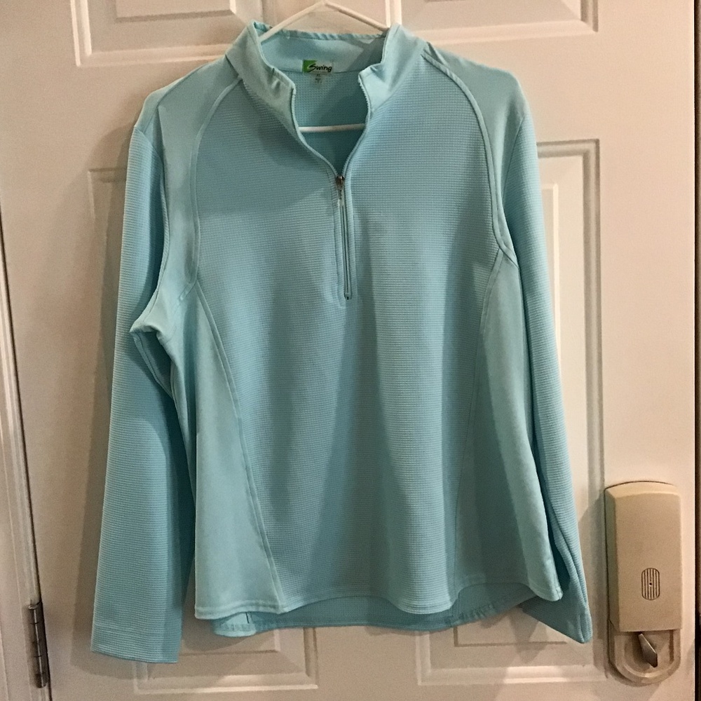 swing Tech long sleeved golf shirt